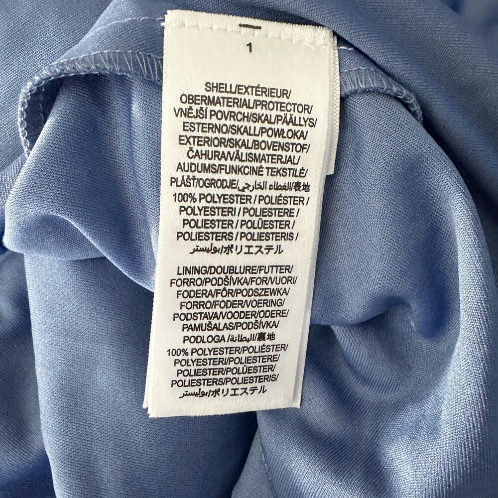 Adrianna Papell Blue Floral Embroidered Midi Dress - Picture 4 of 15